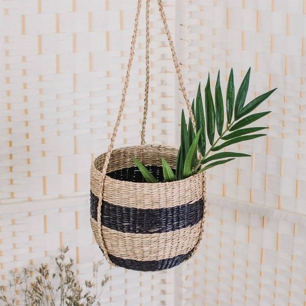 Vietnam Cheapest Item Seagrass Woven Baskets Handmade Decorative Planters Small Other Storage Organization For Home Decor