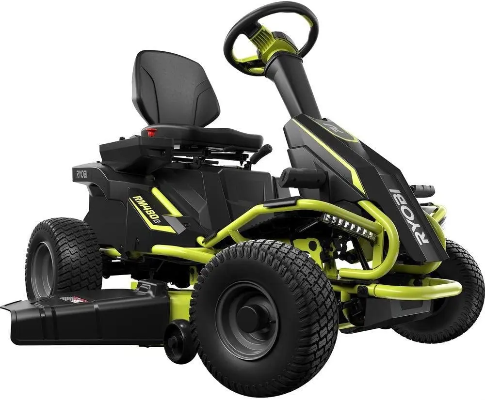 HIGH QUALITY AND DURABLE SALES  New Discounted RYOBISS RY48110-CMB40 38 IN. 75 AH BATTERY ELECTRIC REAR ENGINE RIDING LAWN MOWER