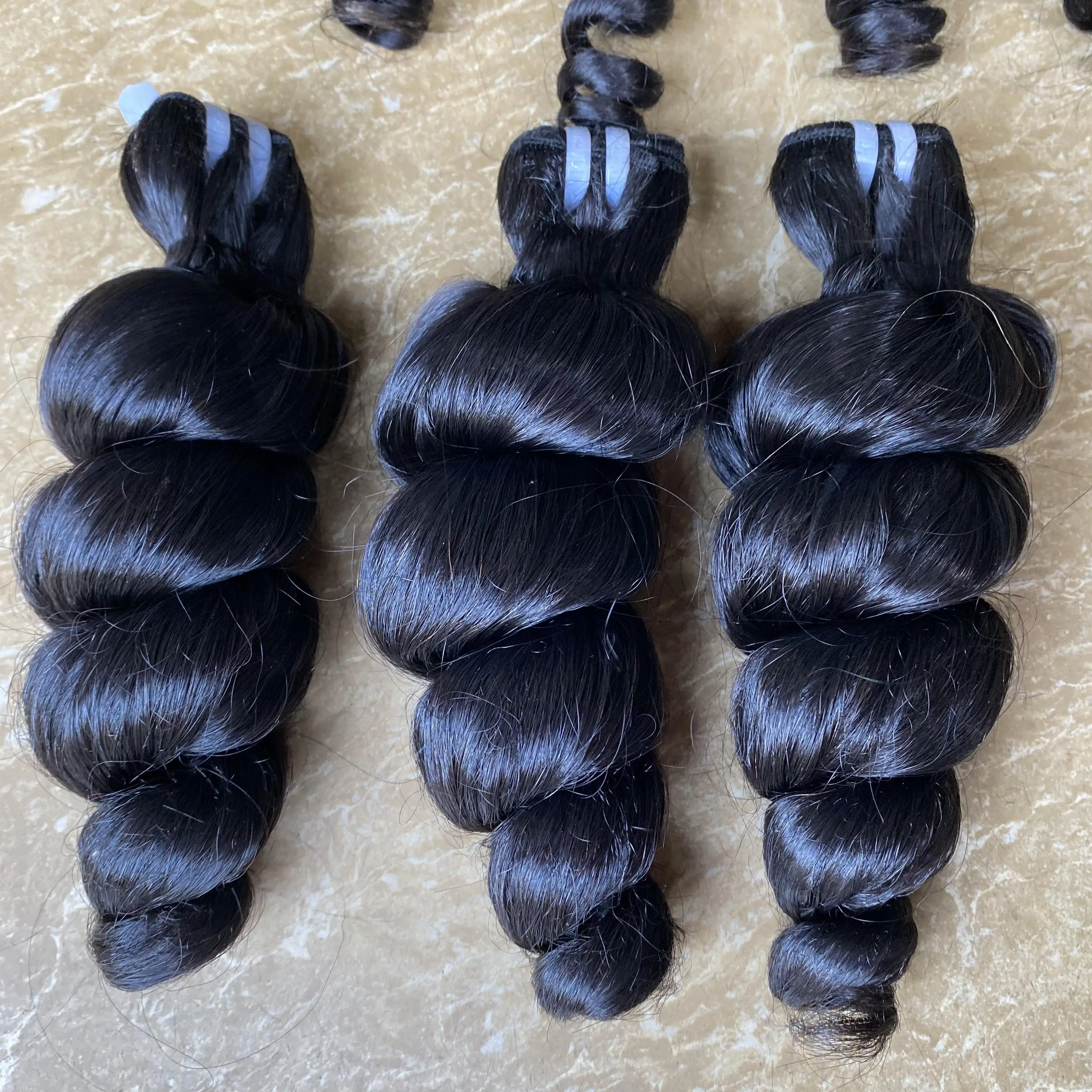 Wholesale Human Hair Double Drawn Virgin Loose Wave Vietnam vietnamese raw hair