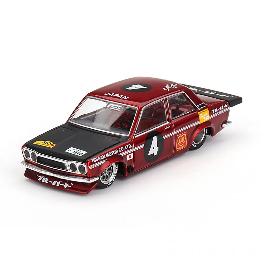 Mini GT x Kaido House KHMG087 1/64 Datsun 510 Pro Street JPN V1 Diecast Scale Model Car