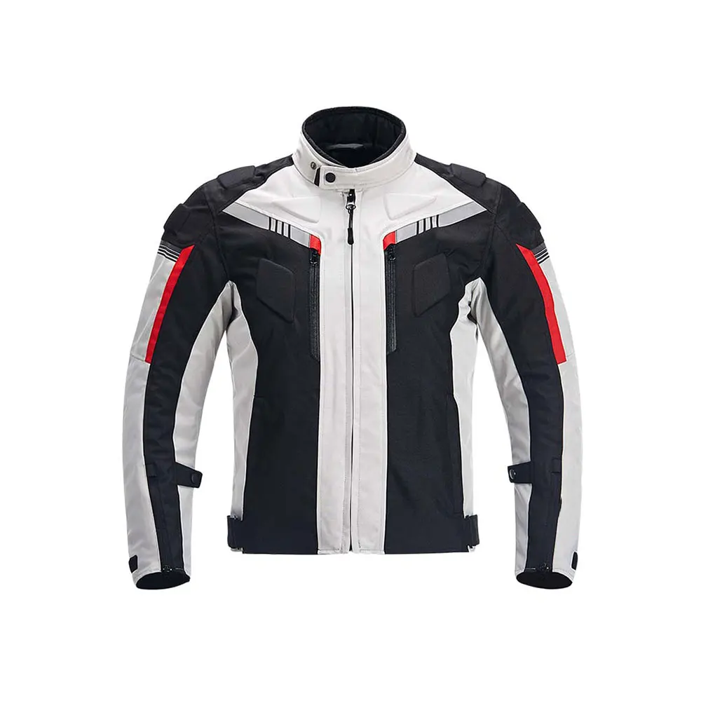 Motorcycle Jacket Mesh/Cordura Material Safety Features Waterproof All-Weather