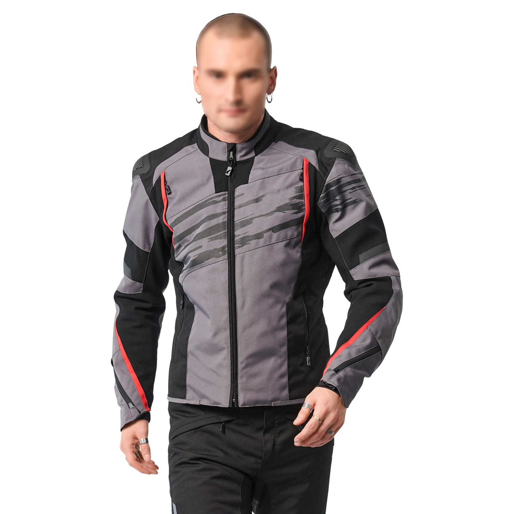Custom made Protectors and Windproof Lining CE Approved Waterproof All-Weather men Motorbike jacket