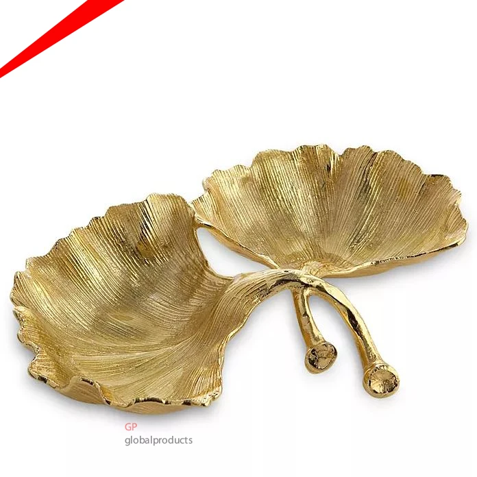decorative butterfly bowl stainless steel and brass base bowl for weddings hotels decor