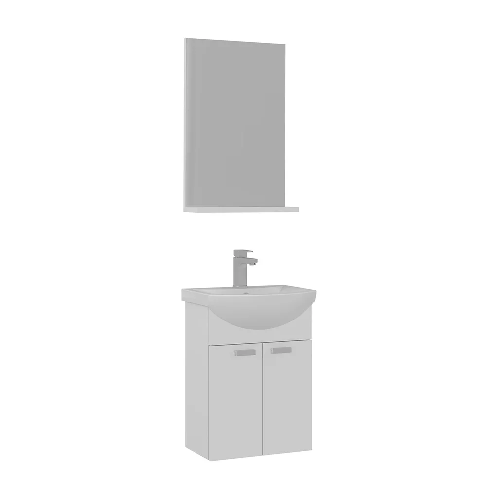 Soma Elegance Bathroom Vanity: Hygienic Ceramic Sink, Soft-Close Technology, and Eco-Friendly Design european