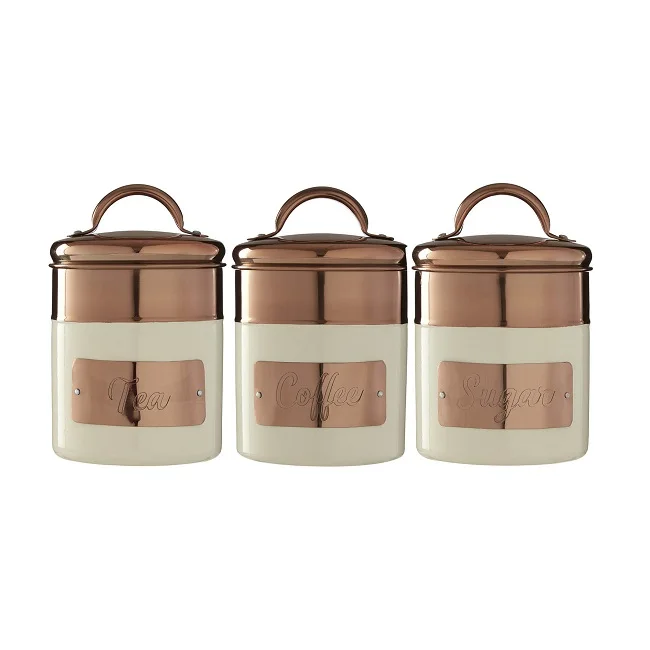 Эксклюзивный дизайн медные плантаторы сахарная канистра для чая/кофе и сахара медная банка посуда урна