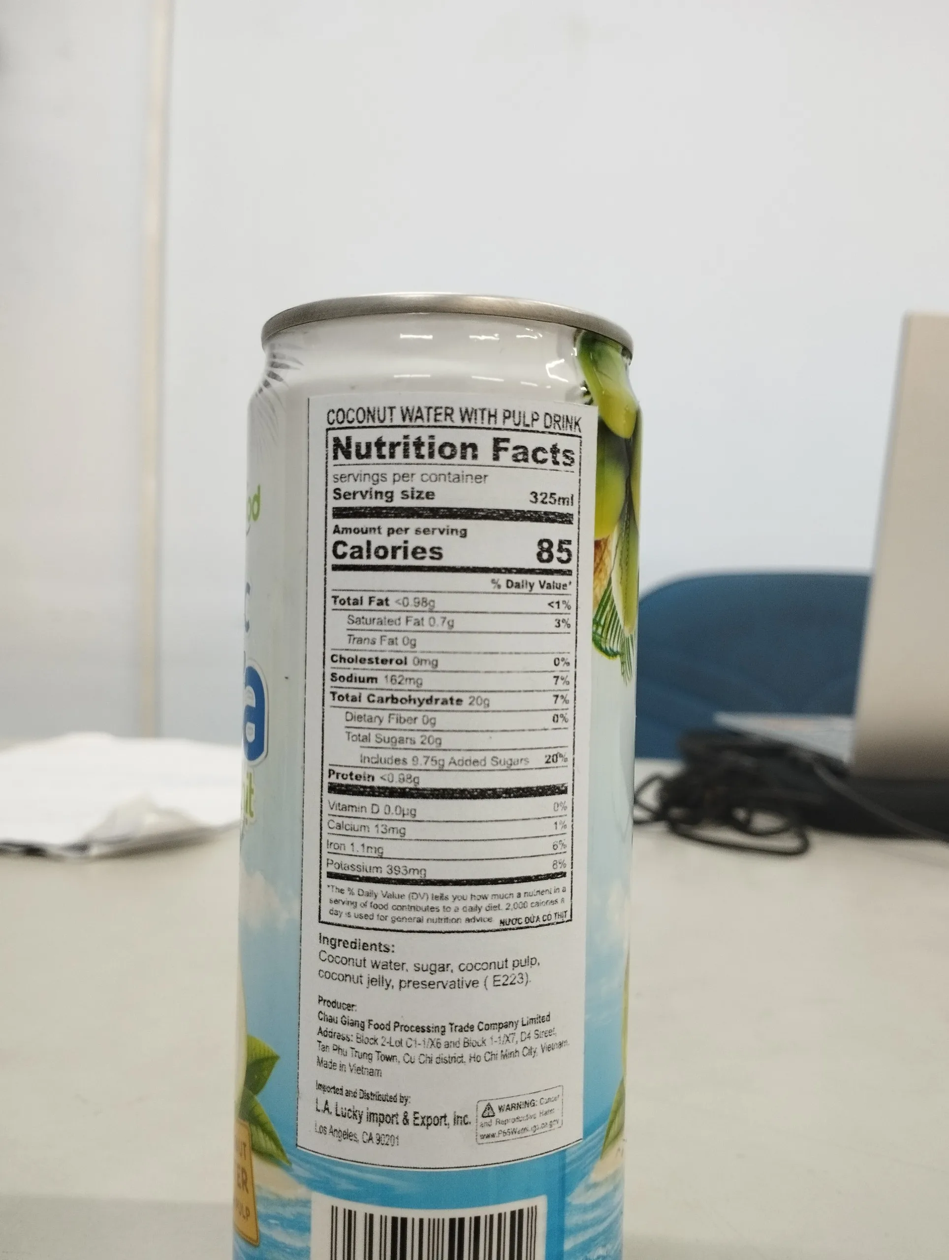 CG Carbon coconut water Coconut jelly drink Coconut water with pulp 330 ml  Wholesalers supplier OEM/ODM