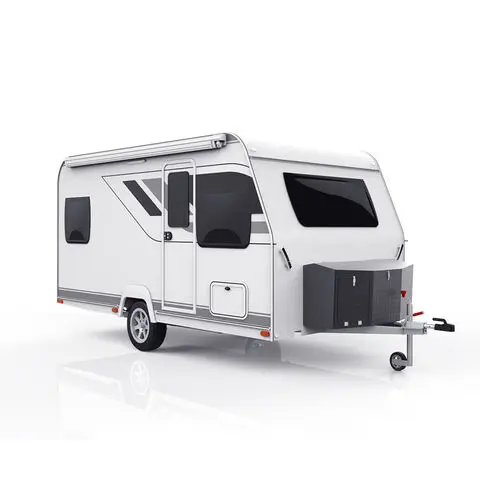 Hot Sale Camper Trailer Caravan Camper For Family Luxury Caravan Motor Homes Off Road Mobile House Travel Trailer