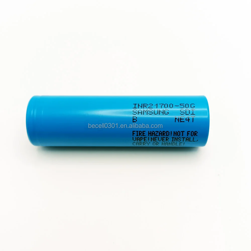 Inr21700 50G 50GB Battery 5000mah Rechargeable Lithium Battery Inr 21700 50GB 50G 50E 21700 Battery 3.7v 5000mah For Samsung