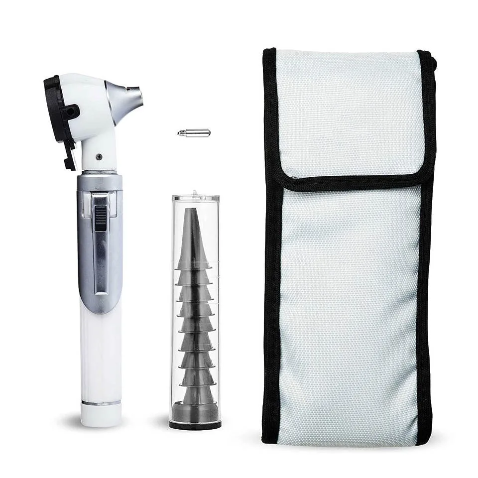 White Color Fiber Mini Ear Wax Remover Otoscopes For Personal Diagnosis Ear Otoscope Best Quality Surgical Instruments