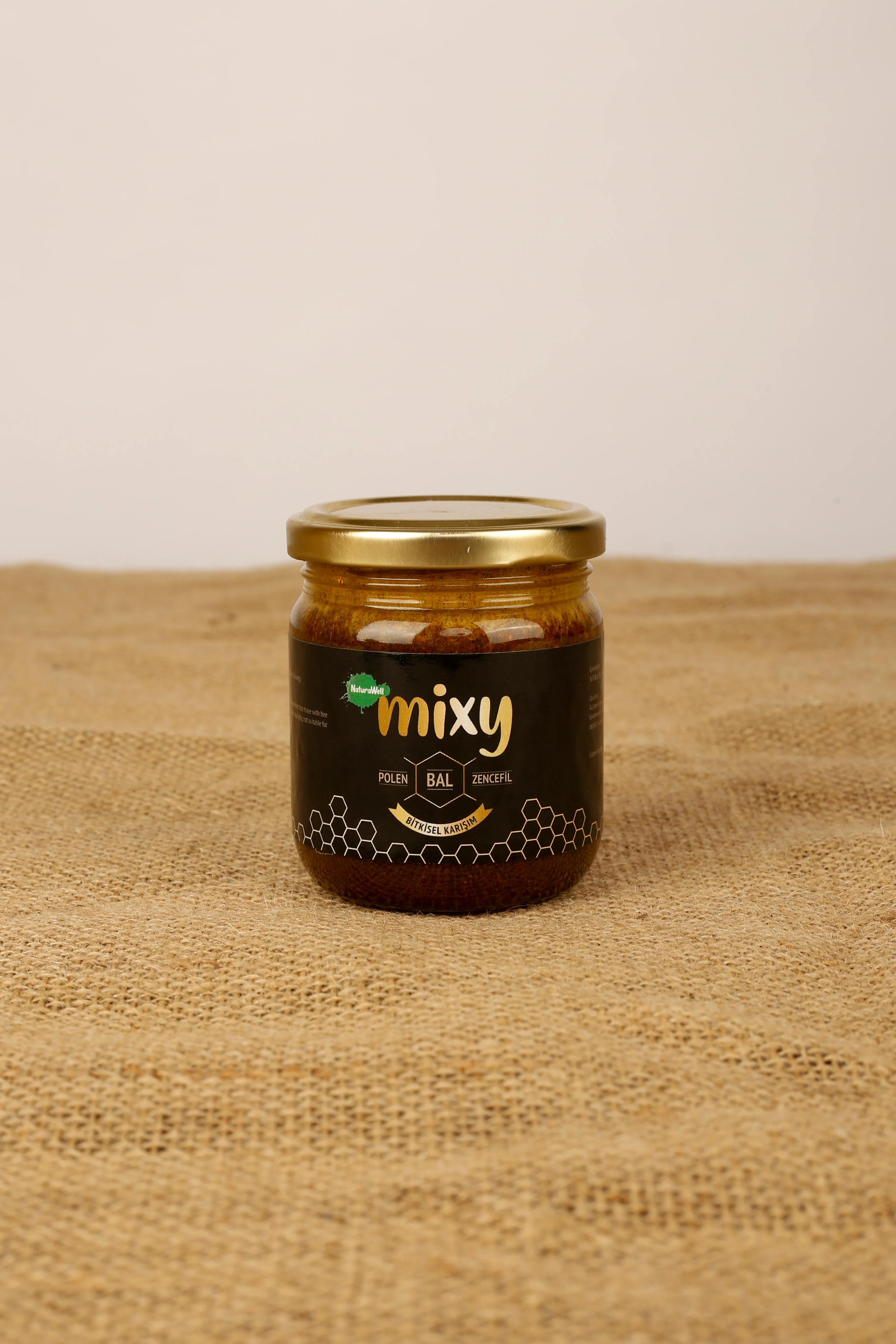 Mixy Honey Pollen Ginger Propolis Immune Supporting Herbal Mixture Sugar Without Adding 230gr