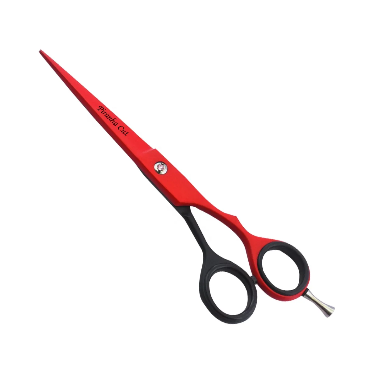Professional Barber Scissors Set Hair Cutting Shears with Steel Handle and Sharp Blade Tip for Salon Use