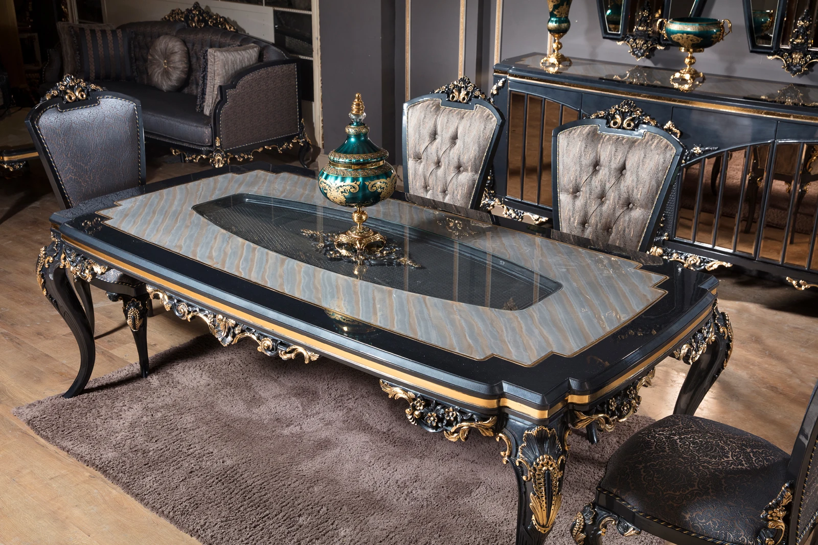 The BEST Stylish 2023 premium curving  dining room with exclusive drawings