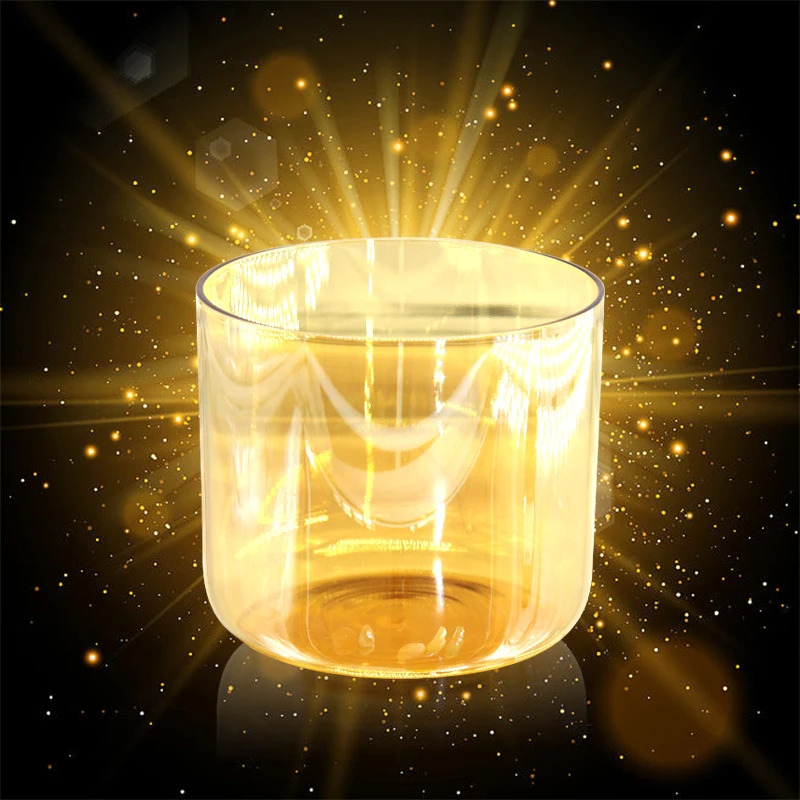 Amazing sound Alchemy Citrine Chakra Tuned Alchemy Clear Cosmic Quartz Crystal Singing Bowls for Sound Healing Meditation