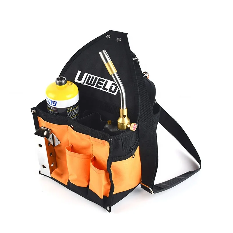 Uweld Oxygen MAPP Torch Portable Gas Welding Kit  Bag Can Hold 4 Bottles