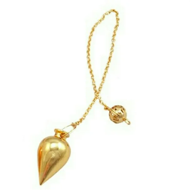 Copper Plated Pendulum For Dowsing  Wholesale Copper Metal Pendulums Dowsing Tool For Sale