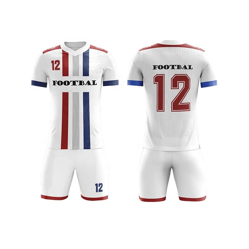 Wholesale High Quality 100% Polyester Unique Style Sports Soccer Uniform New Custom Made For Men SU-0122