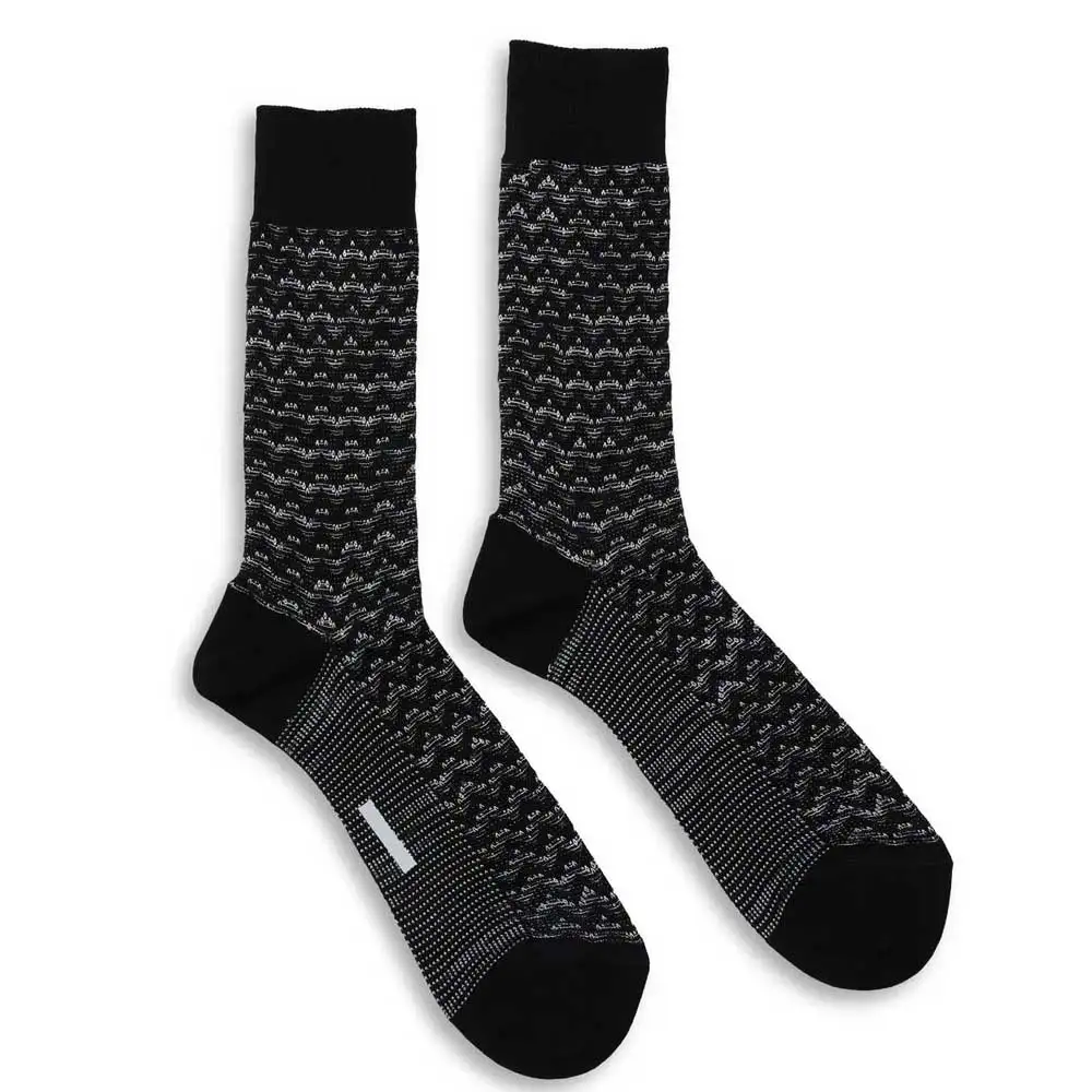 Wholesale Customized High Quality Family Black Men socks