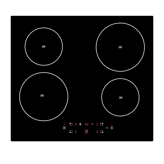 Europe Cooktop High Power Touch Screen 4 Plates High Quality Kitchen Cookers Built-In Induction Hob Stove
