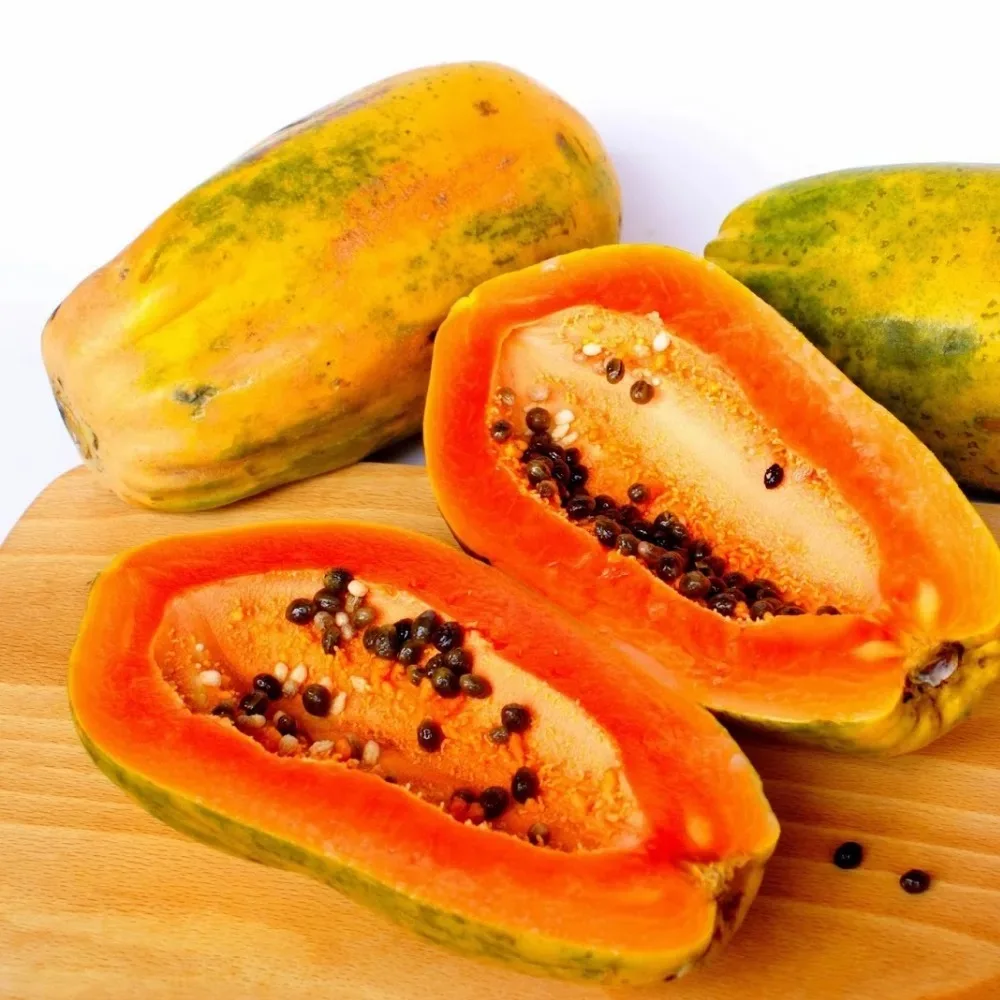 Fresh Papaya 100% Natural Vietnam High Quality Green/Yellow Oval a Grade Yellow Sunrise Papaya Fruit Sweet 2 Kg Fresh 1-3 Week