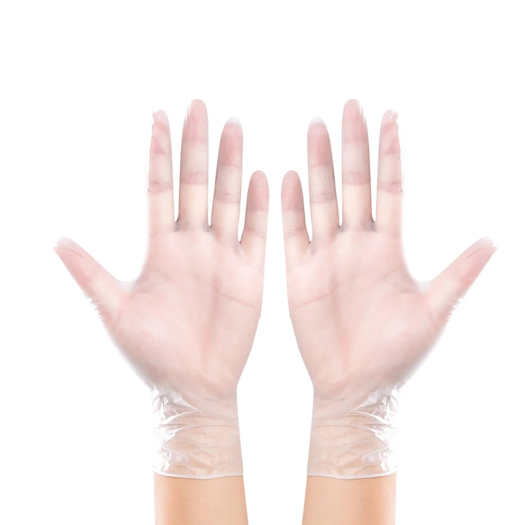 wholesale  colorful pink green clean food kitchen hotel Nail art Manicure blend nitrile with vinyl beauty salon glove