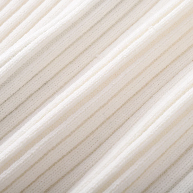 Knitwear manufacturers custom fall winter color contrast jacquard round neck long sleeve loose knitted korean sweaters for women