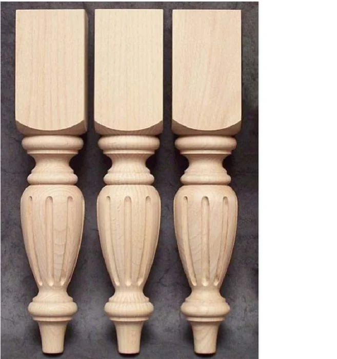 Wood Spindles Unpainted Baluster for Home Sturdy Stair Spindles Best selling wood Carved