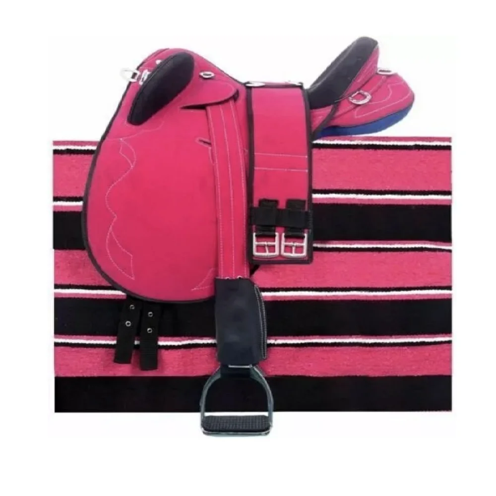 High Quality Australian Stock Saddle Lightweight and Comfortable Durable Synthetic Leather with Western Style Accessories