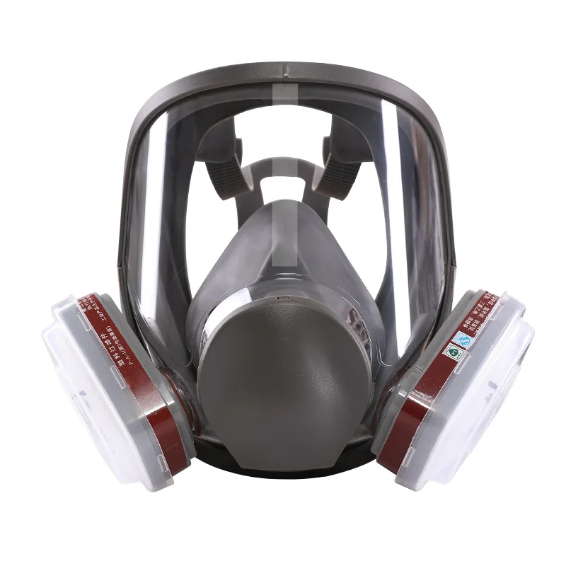 Wholesale Price Protective Equipment Face Mask Set Two Filters Gas Mask Hazardous Work Mask