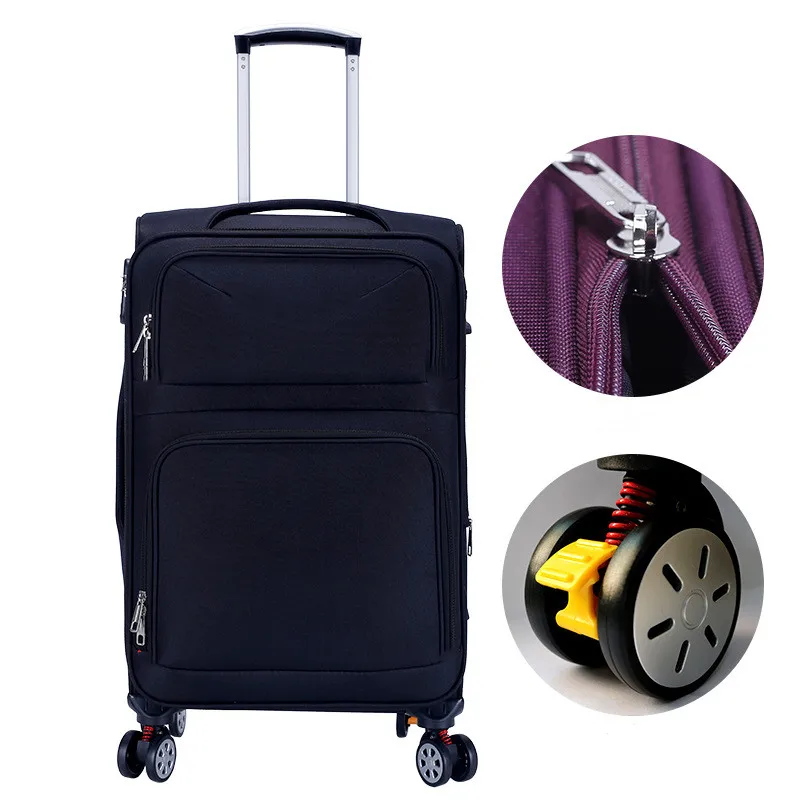 Luggage canvas Oxford pull password box 24 28 20 inch password boarding suitcase men and women large capacity suitcase