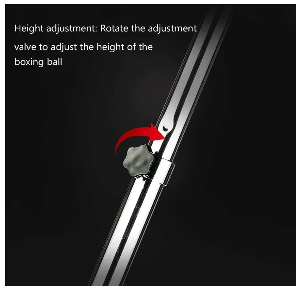 JIKE Punching Ball on Foot, Adult Punching Bag, Height Adjustable Kids Stand Punching Bag Kit Sanda Boxing Heavy Boxing Training