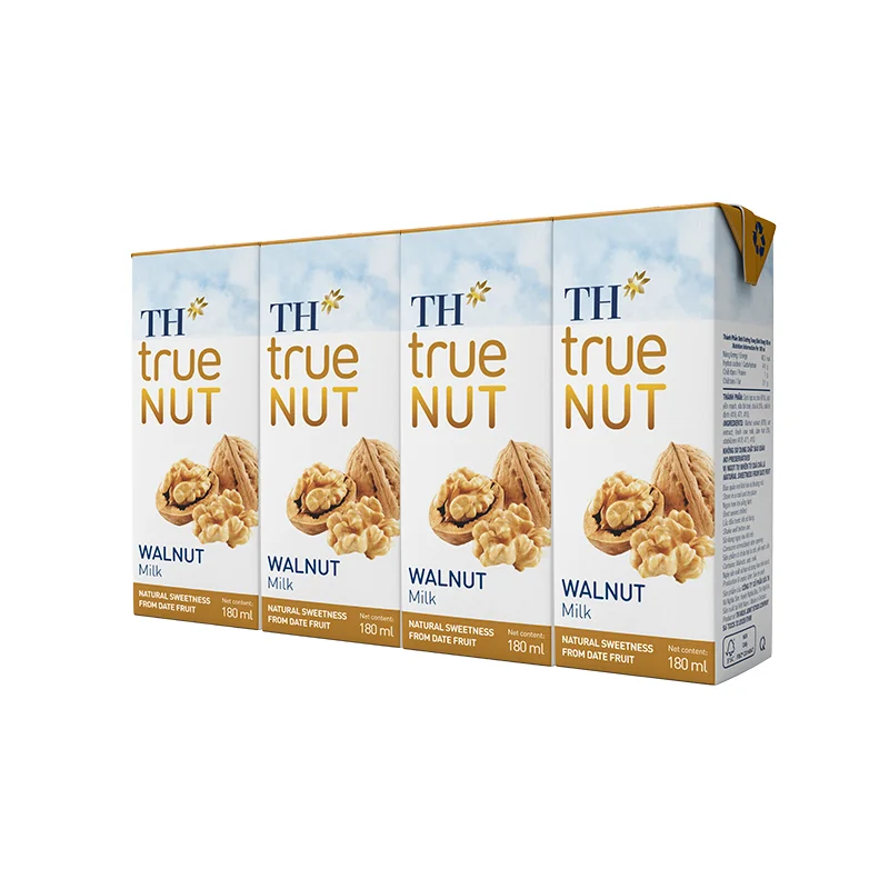 Ореховое молоко TH true NUT, 1 л, смешанные молочные продукты, стерилизованное ароматизированное молоко с гарантией срока годности 9 месяцев