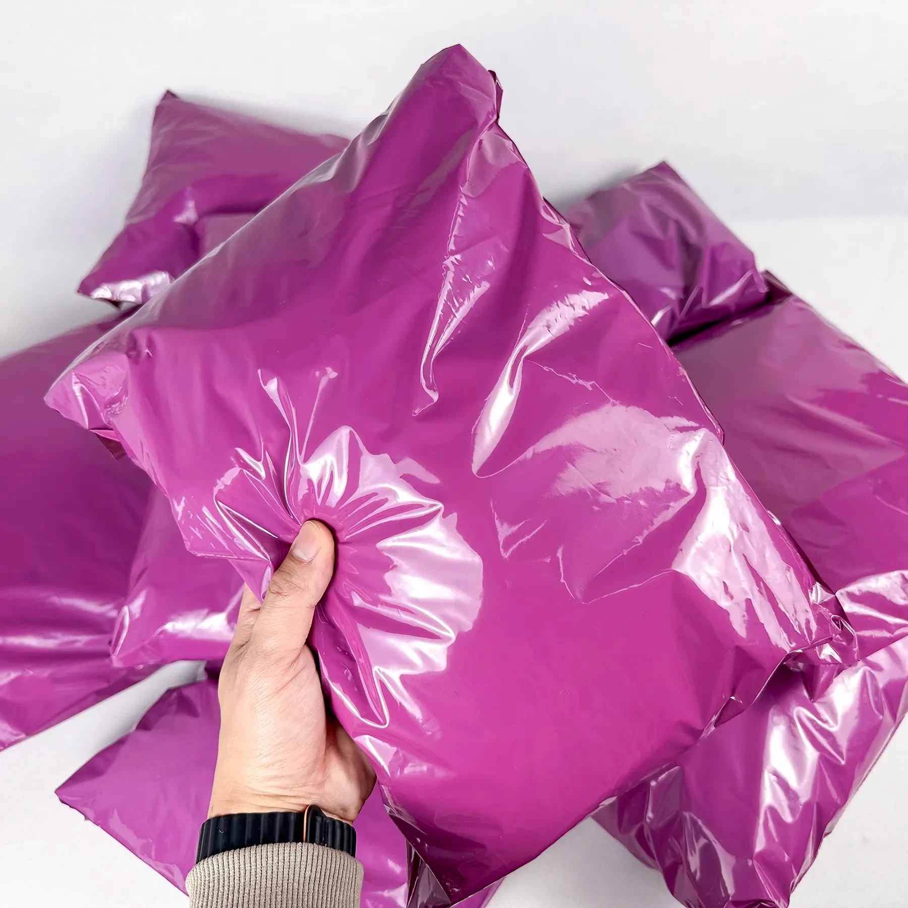 Custom Logo Biodegradable Compostable Postage Plastic Envelopes Shipping Courier Poly Mailer Mailing Bags for Parcel Delivery