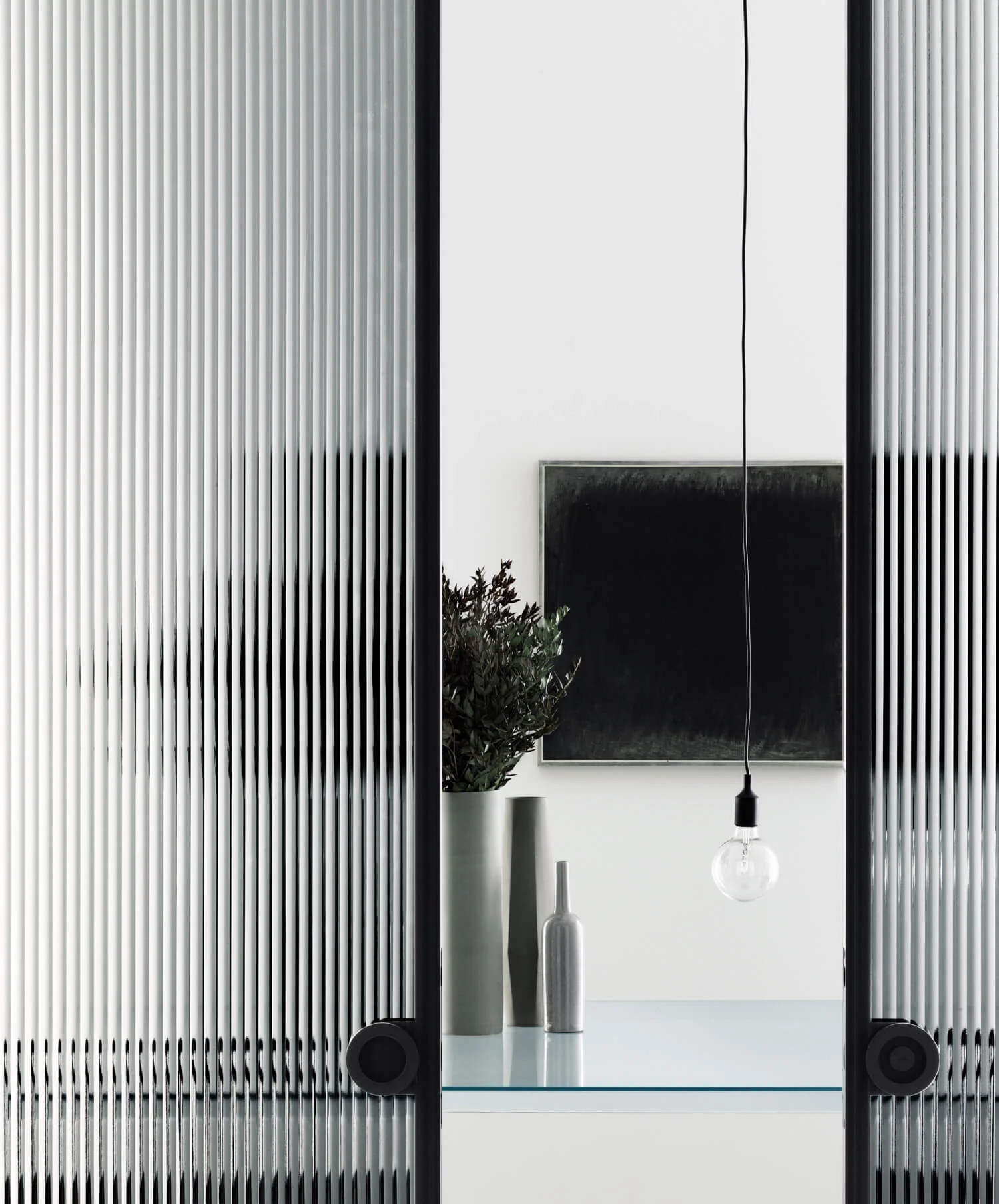 MORU glass for interior partitions Patterned glass