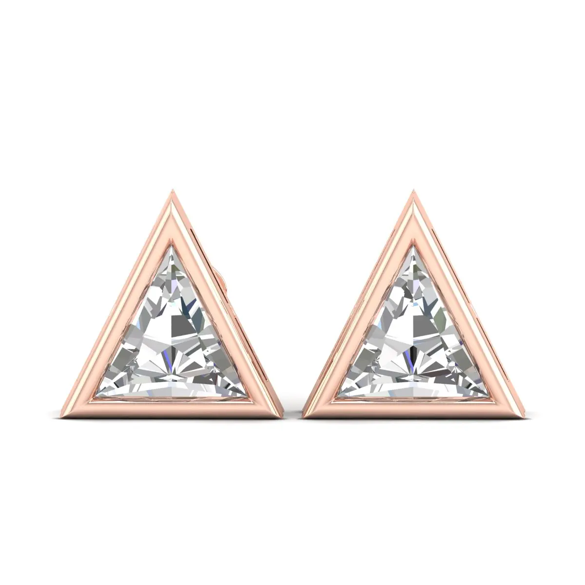 REYES New Design Custom Fine Jewelry 925 Sterling Silver Lab Grown 1.91 Carat Diamond Earrings fro Women Anniversary Gifts