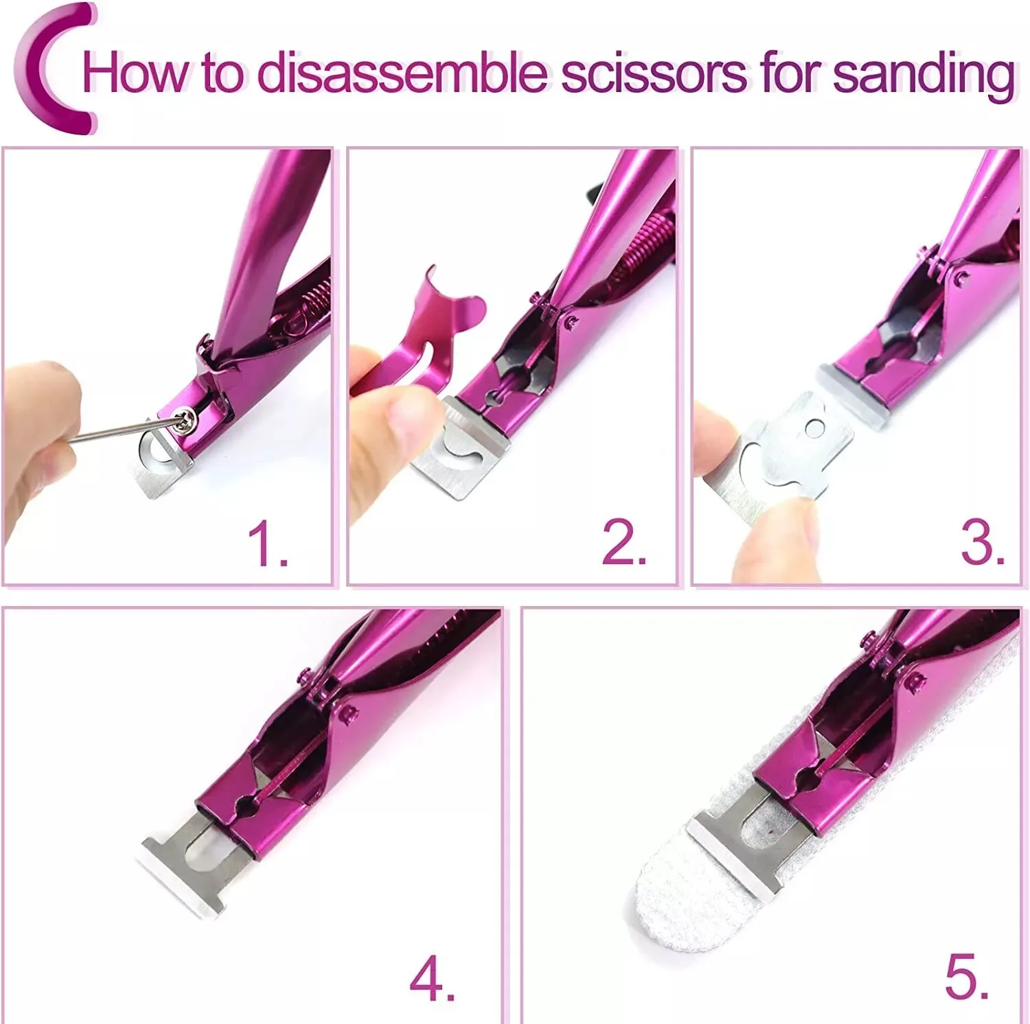 Customized Logo Acrylic False Nail Cutter French U Shaped Tips Automatic Nail Clipper for Fingers