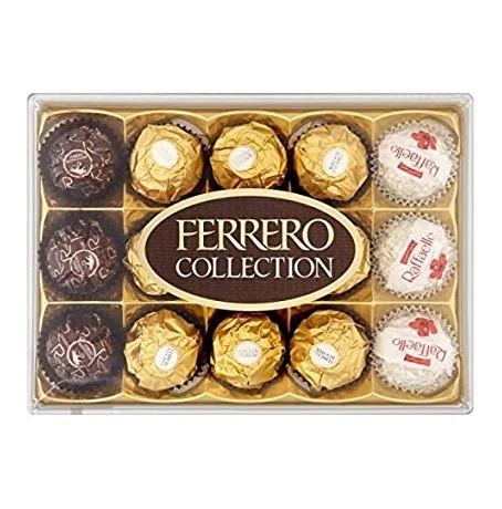 Premium Quality Ferrero Rocher Chocolates (T3 / T5 T16 T24 T25 T30) Bulk Stock at Wholesale Cheap Price