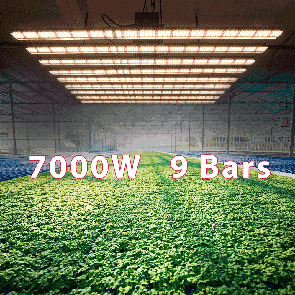 Hot sell spectrum high efficiency hydroponic system medical plants 7000W Industry Growth Led Grow Light Bar