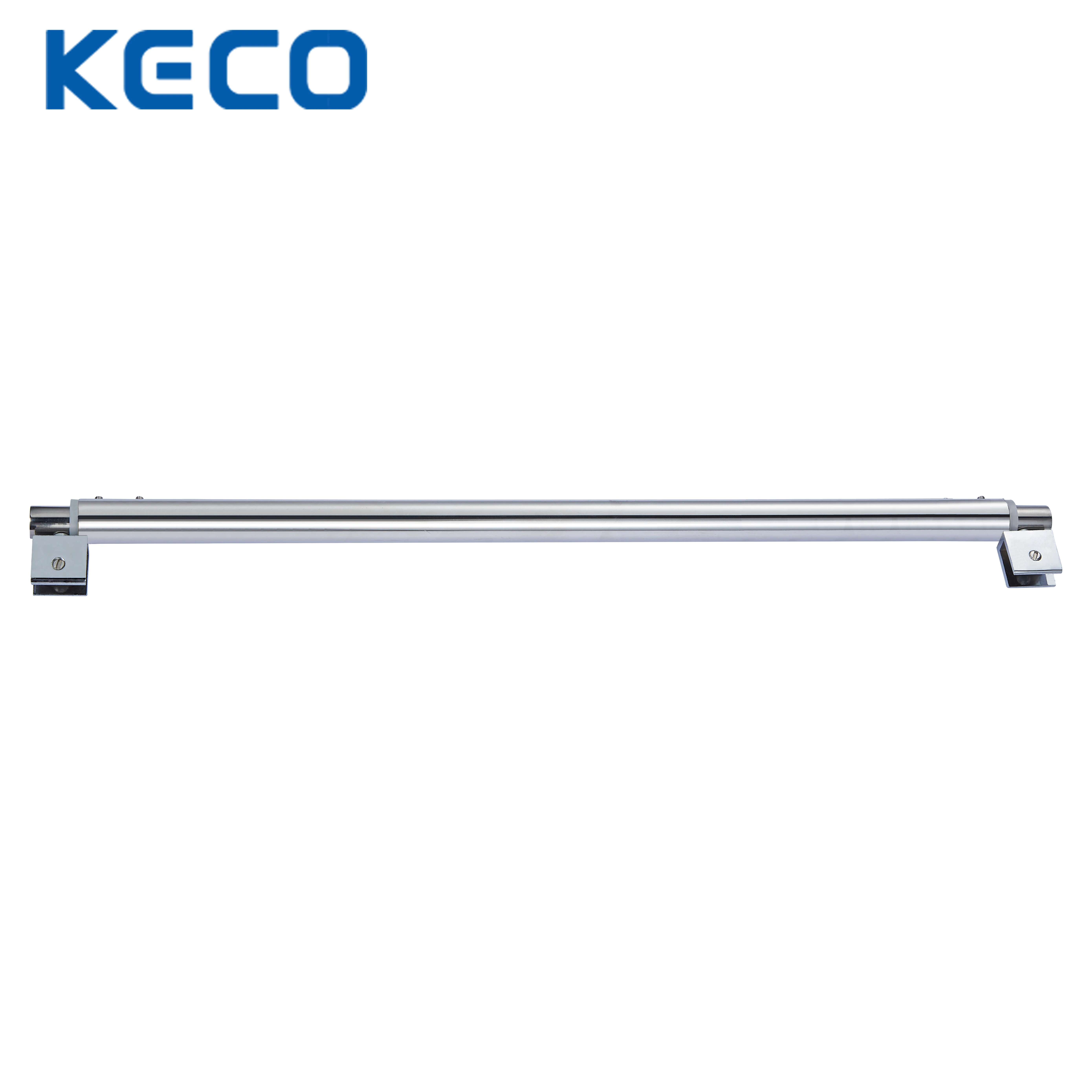Аксессуары для ванной комнаты KECO из нержавеющей стали, душевая стойка, стеклянная дверь, Регулируемый опорный стержень