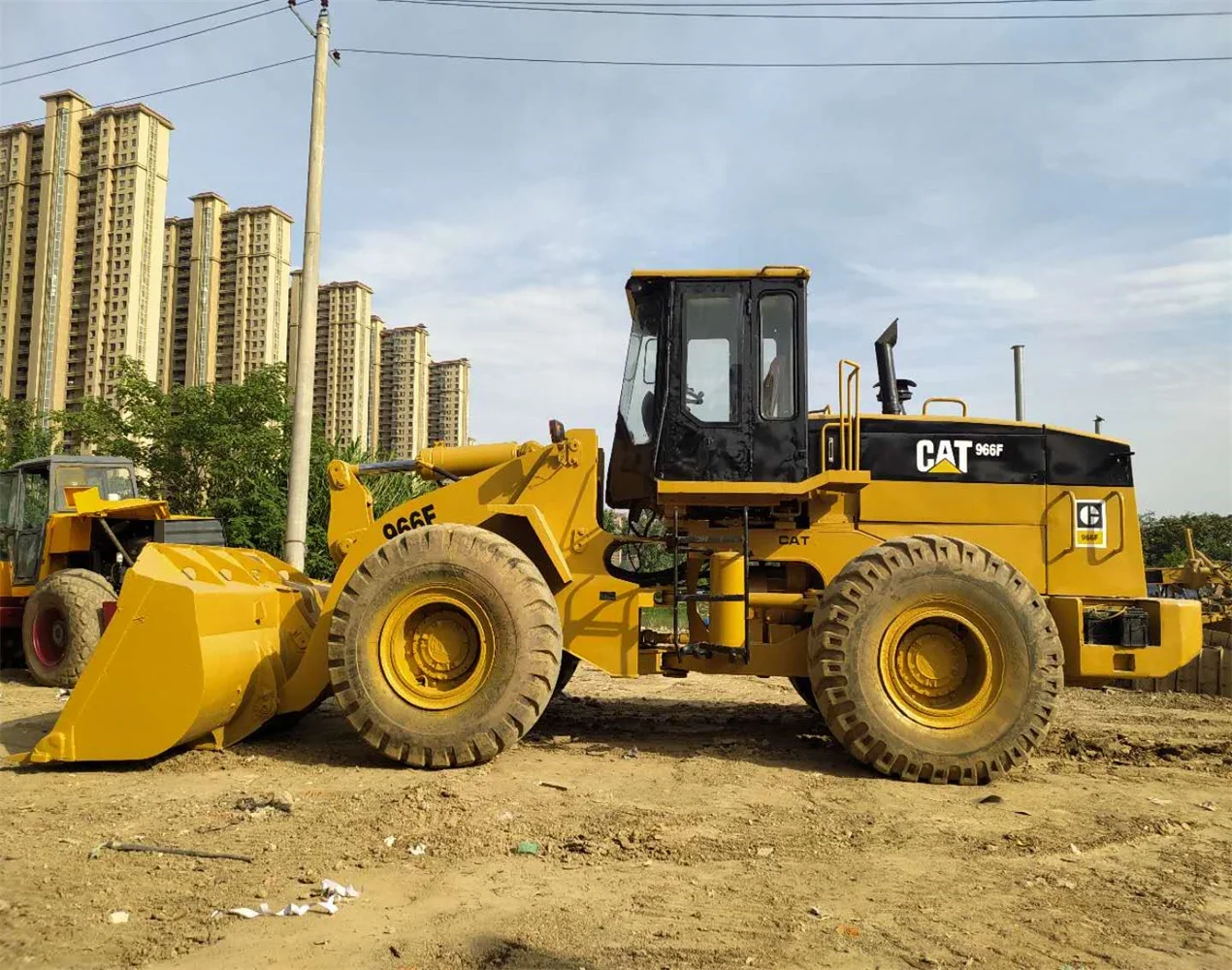 966F Used wheel loader cat 966F-2 loaders with high performance for sale