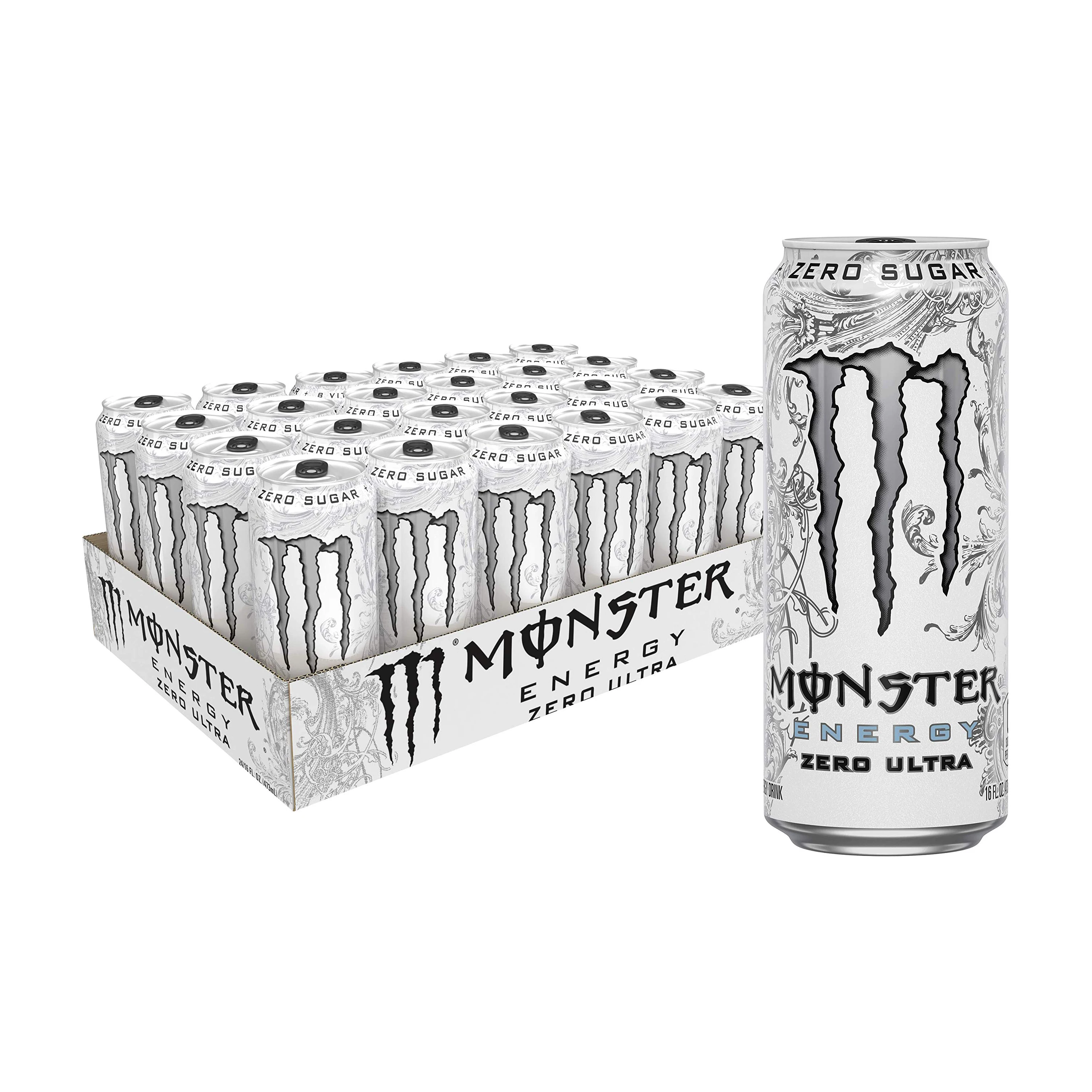 Get energized with Monster Energy Drink Ultra Zero Sugar ideal for a quick boost anytime