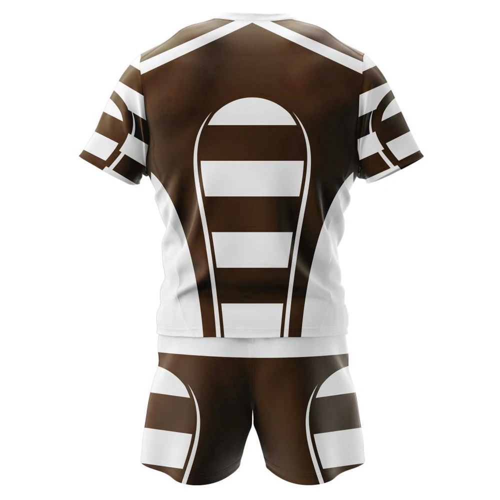 Top Quality Latest Best Training Wear Men Sublimated Team Wear Rugby Uniform / Wholesale Rugby Jersey With Shorts Uniform Sets