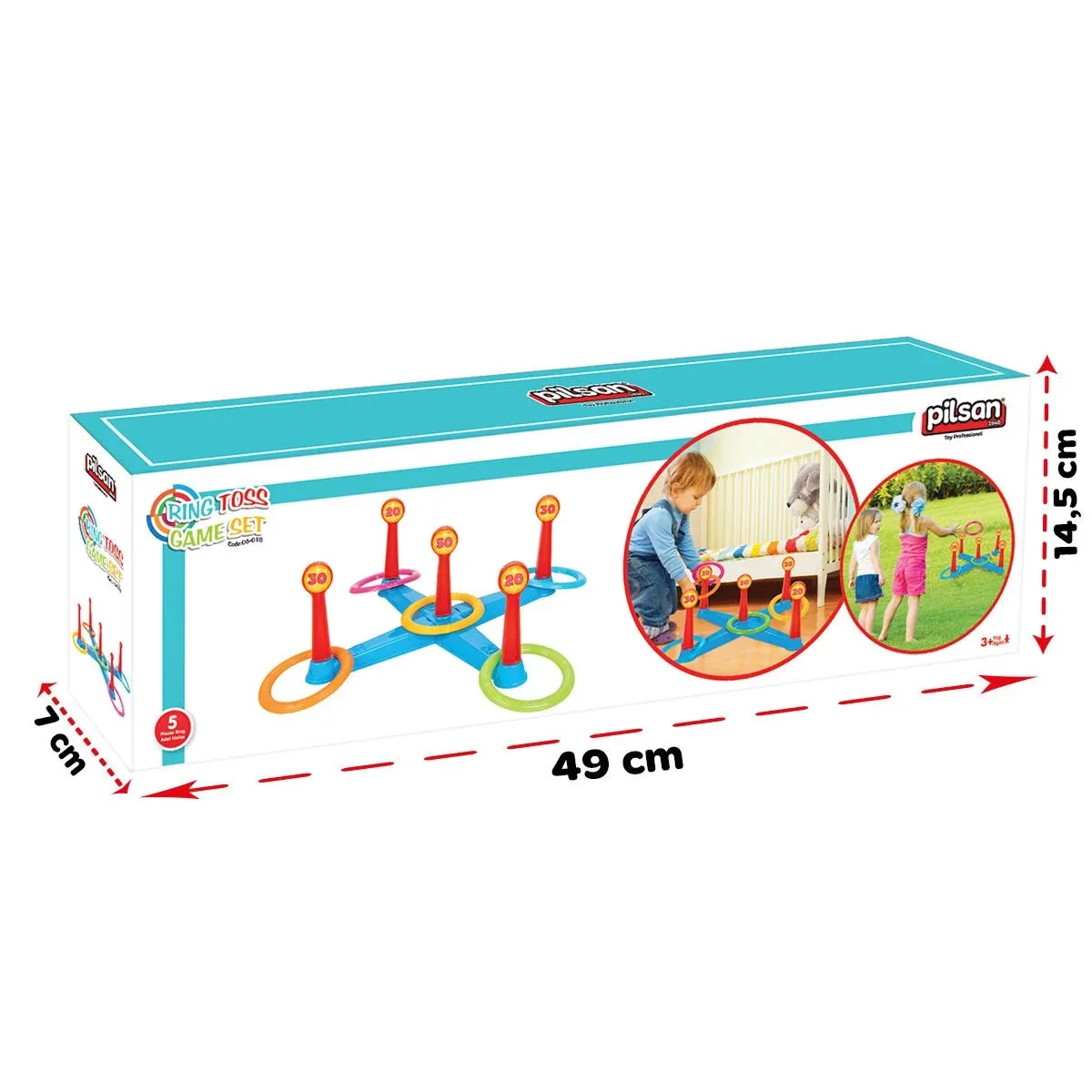 Ring Toss Game Set Plastic Throwing Hook for Kids Baby Creative Sport Game Play Educational Preschool Play Toys for Children