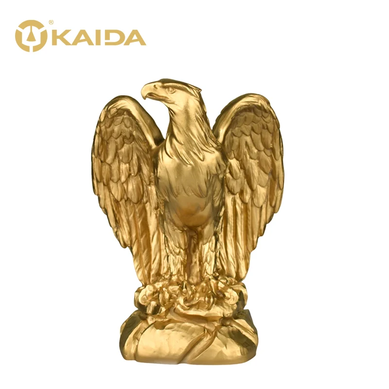 KAIDA Custom Brass Eagle Statue bronze sculpture Lost Wax Investment Casting