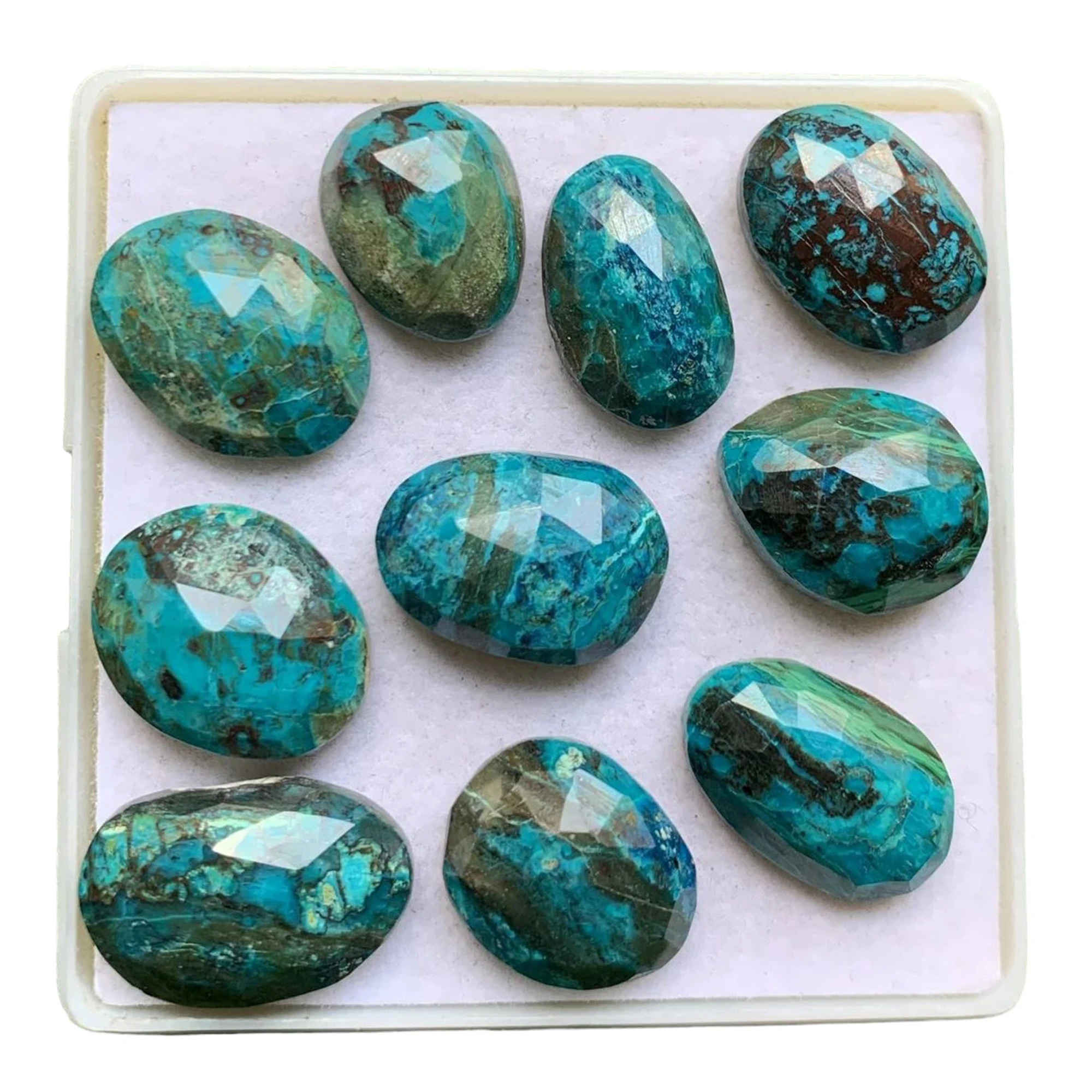 Natural Turquoise Loose Gemstone Manufacturer Smooth Pear Cabochon Natural Turquoise