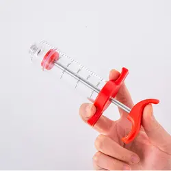 Sale Turkey Brush Brine Saline BBQ Stainless Steel Kit Plastic Marinade Meat Injector Syringe