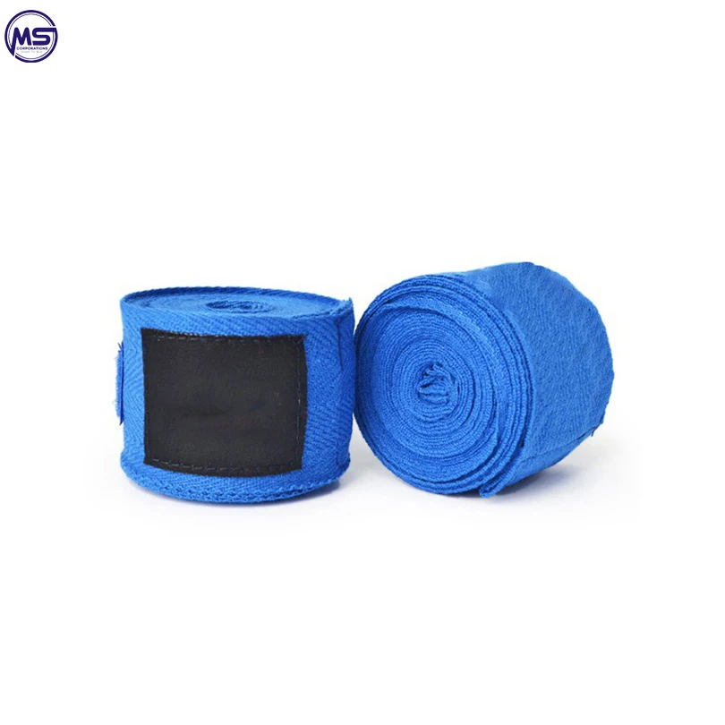 Custom Logo Hand Wraps Boxing 2023 Polyester Material Boxing Safety Hand Wraps In Multi Color