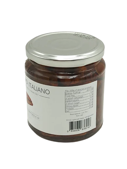 Top Quality Italian Flavour 212 ml Sundried Tomatoes in Sunflower Oil  for luxury restaurants