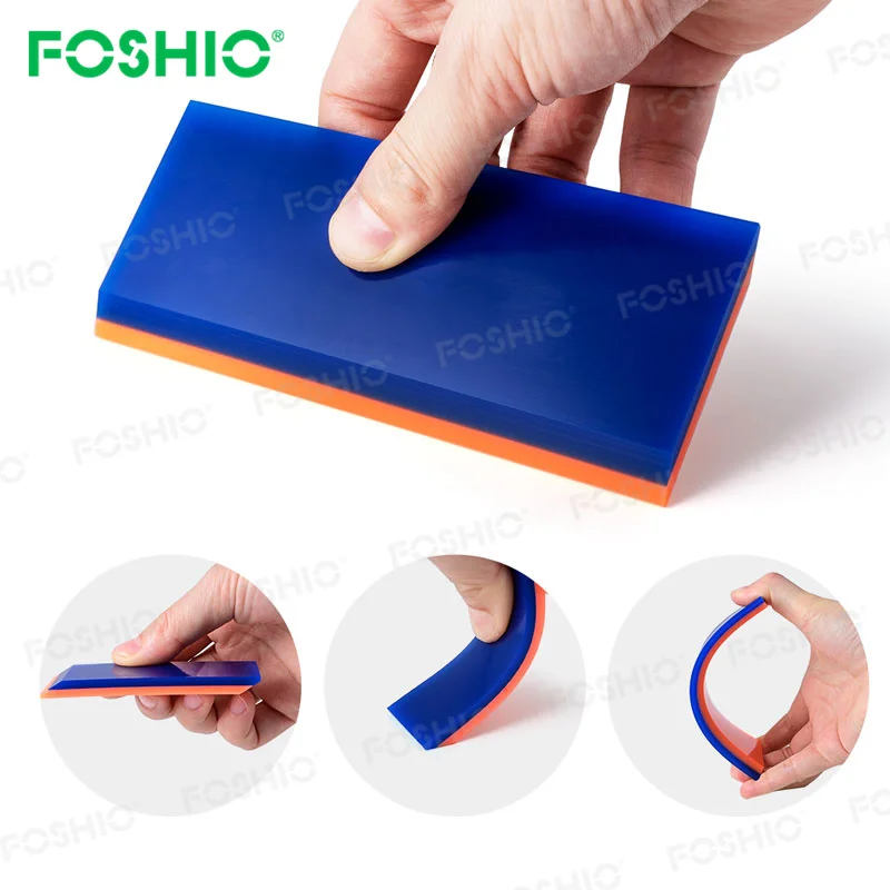 Foshio Car Wrap Squeegee Window Tint Tool 70 D/ 80D Ppf Squeegee Tools 4Pcs Set