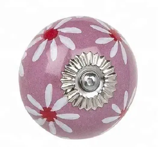 Fresh Arrival Grey Color Ceramic Knob Decorative Door Knobs Cabinet Drawer Knobs and Pulls Furniture Handle Wholesale