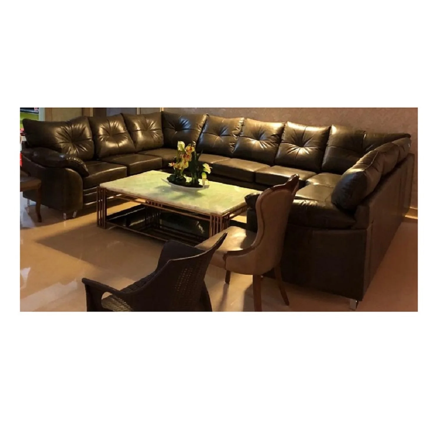 Wholesale Leather Sofa Set Furniture Sofa Living Room Furniture Sofa Furniture